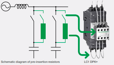 What is the function of capacitor duty contactor