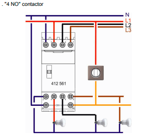 modular contactor wiring diagram