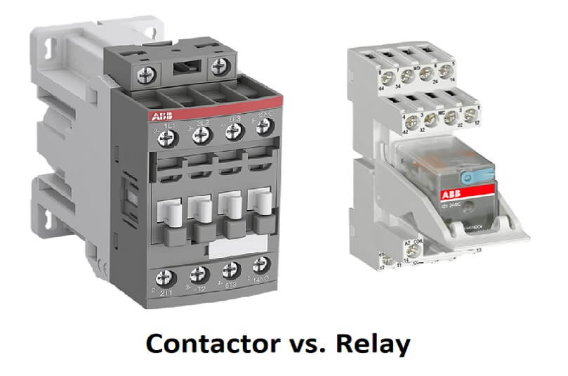 Contactor vs Relay